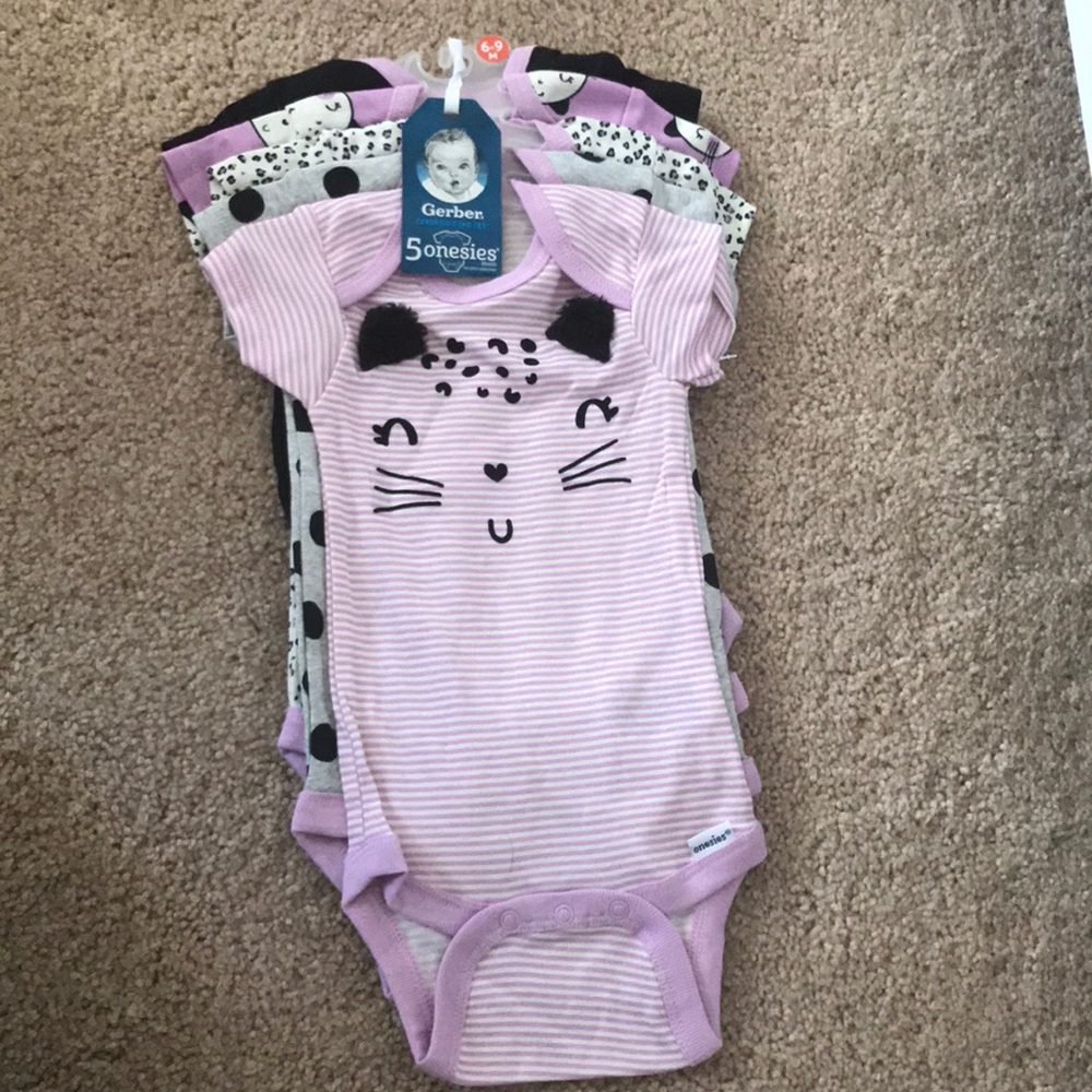Set of Gerber onesies